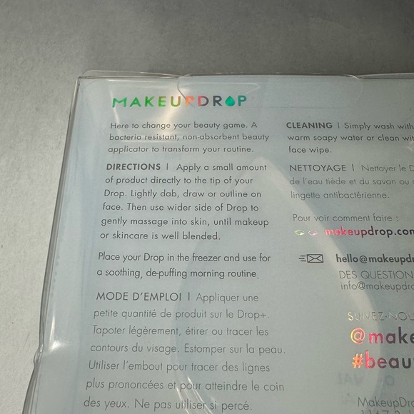 MakeupDrop NIB Original Silicone Beauty Applicator - Picture 4 of 8